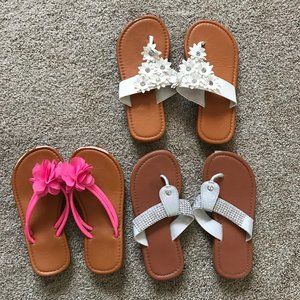 Girls Size 13 Flip Flop Bundle